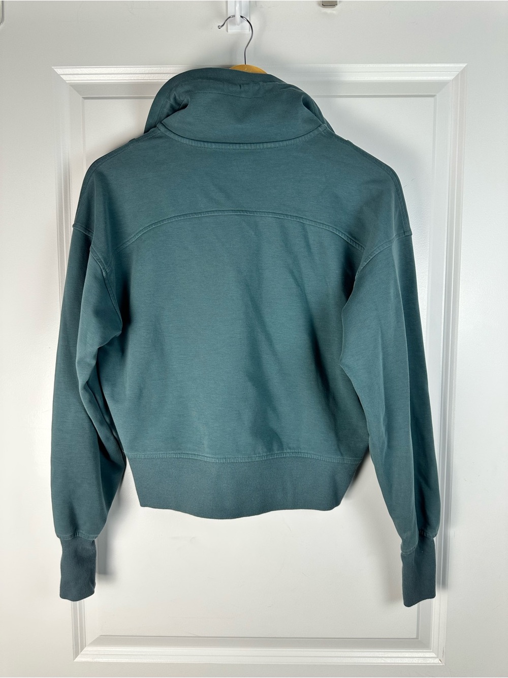 Old Navy Teal Half-Zip Pullover Hoodie - Picture 5 of 6
